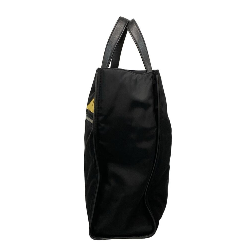 Fendi Bag Bugs Tote Bag 7VA367 Black Yellow Nylon Leather - Picture 4 of 15